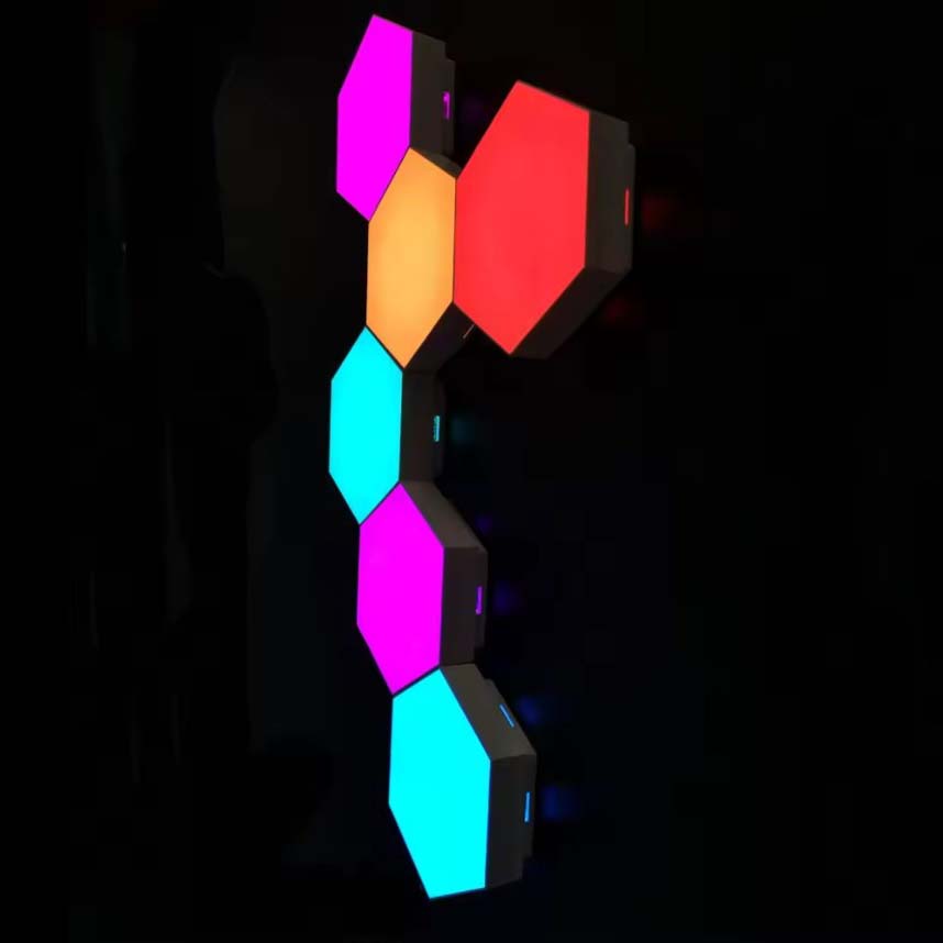 panouri luminoase hexagonale